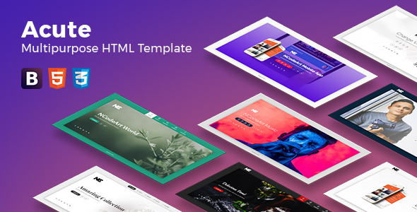 ThemeForest Acute Multipurpose HTML Template 20309447 ThemeForest Acute Multipurpose HTML Template 20309447