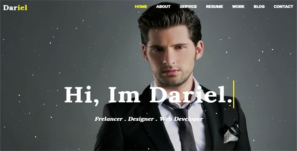 ThemeForest Dariel-Personal Portfolio HTML Template 20112677 ThemeForest Dariel-Personal Portfolio HTML Template 20112677