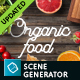 Download Organic Food Mockup & Hero Images Scene Generator by ...