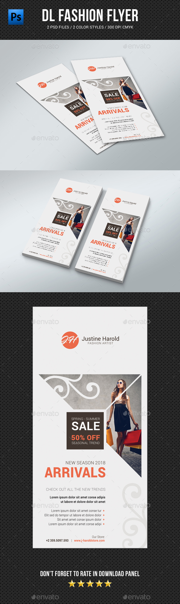 DL Fashion Flyer 07 - Commerce Flyers