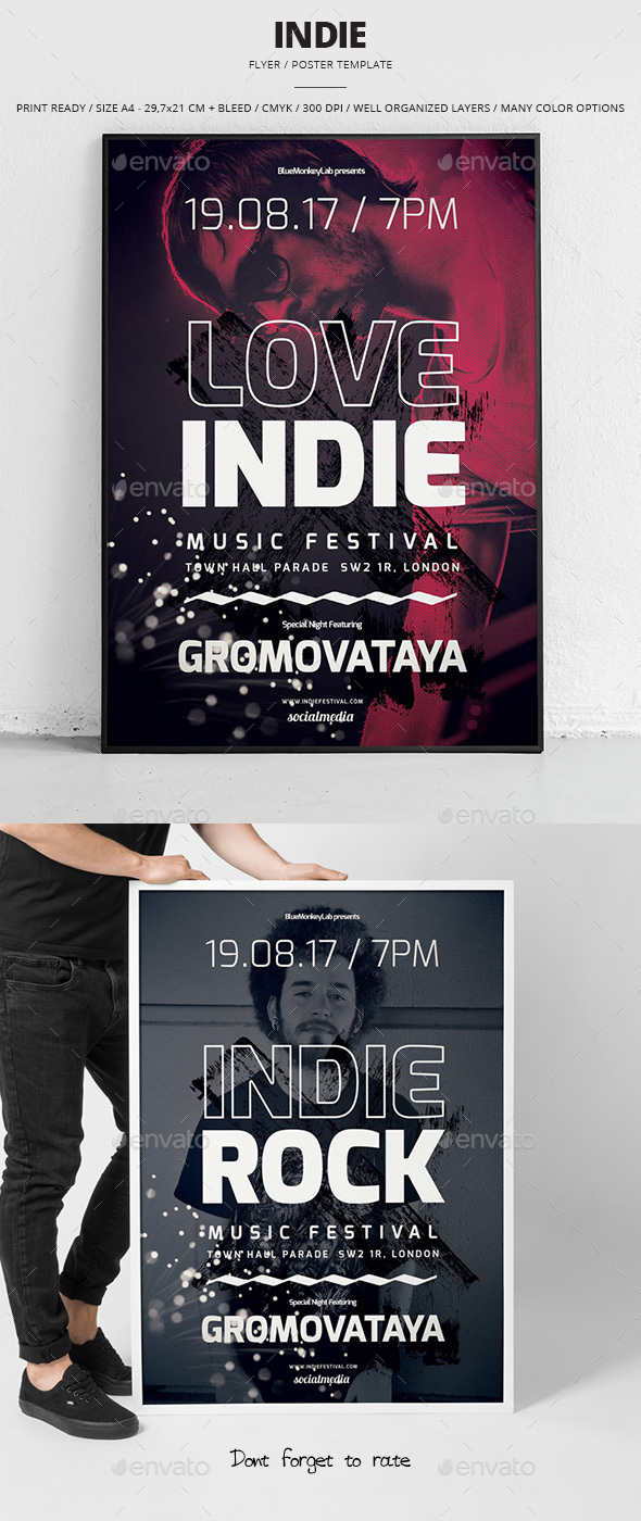 Indie Flyer / Poster 20 - Events Flyers