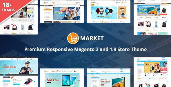 Market - Premium Responsive Magento 2 and 1.9 Store Theme - Shopping Magento