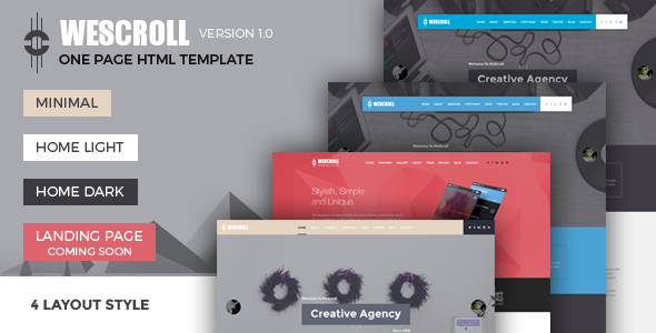 WeScroll Business Single - ThemeForest 19684709