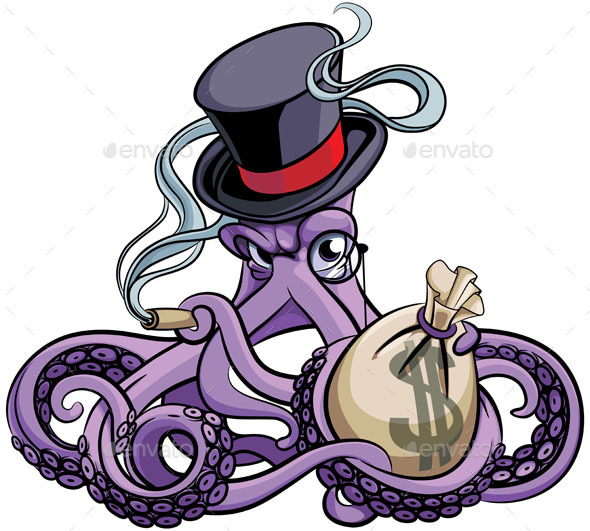 Octopus the Millionaire - Monsters Characters