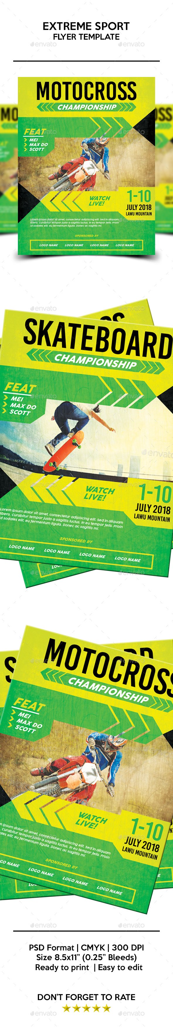 Extreme Sport Flyer Template