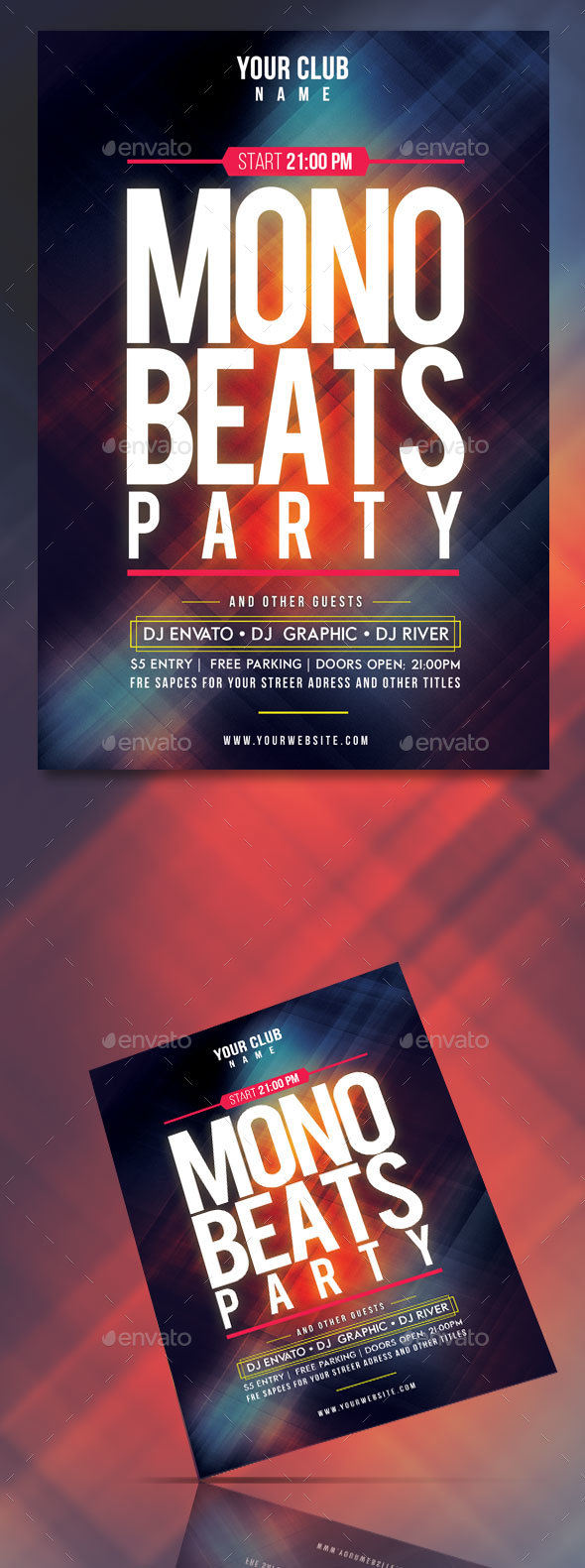 Party Flyer Template - Clubs & Parties Events