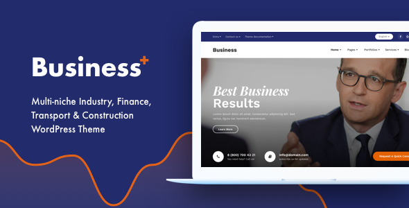 Business Plus - Multi-niche Industry, Finance, Transport & Construction WordPress Theme - Business Corporate