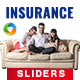 Insurance Sliders - 8 Designs