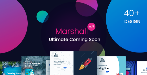 Marshall - The Ultimate Coming Soon Template - Under Construction Specialty Pages