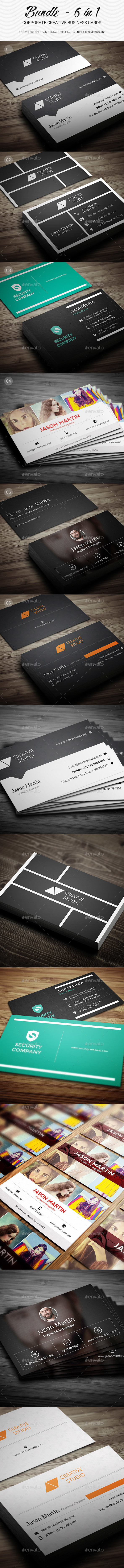 Bundle - Creative Bsiness Cards - B19 - Creative Business Cards