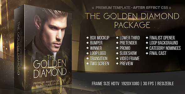 The Golden Diamond - VideoHive 20317127