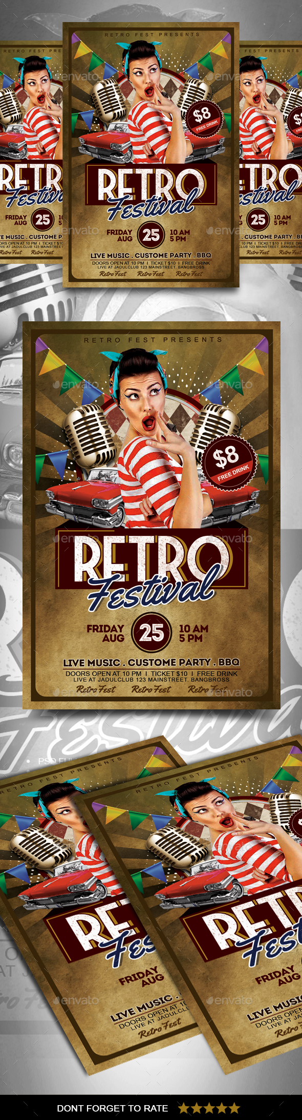 Retro Flyer - Events Flyers