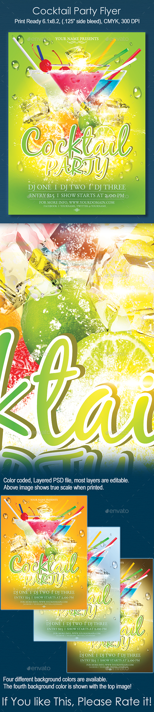 Cocktail Party Flyer - Clubs & Parties Events