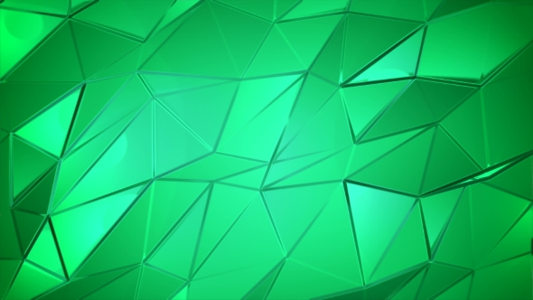 green crystals