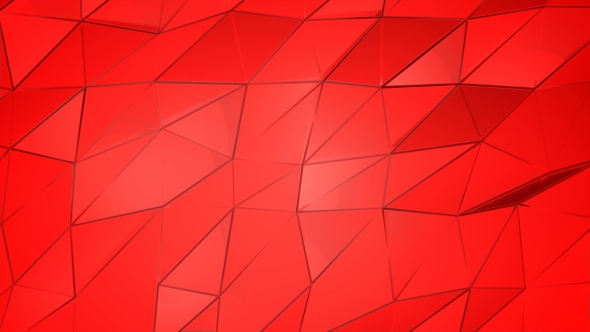 Red Scarlet Poly Abstract Animation Background alt