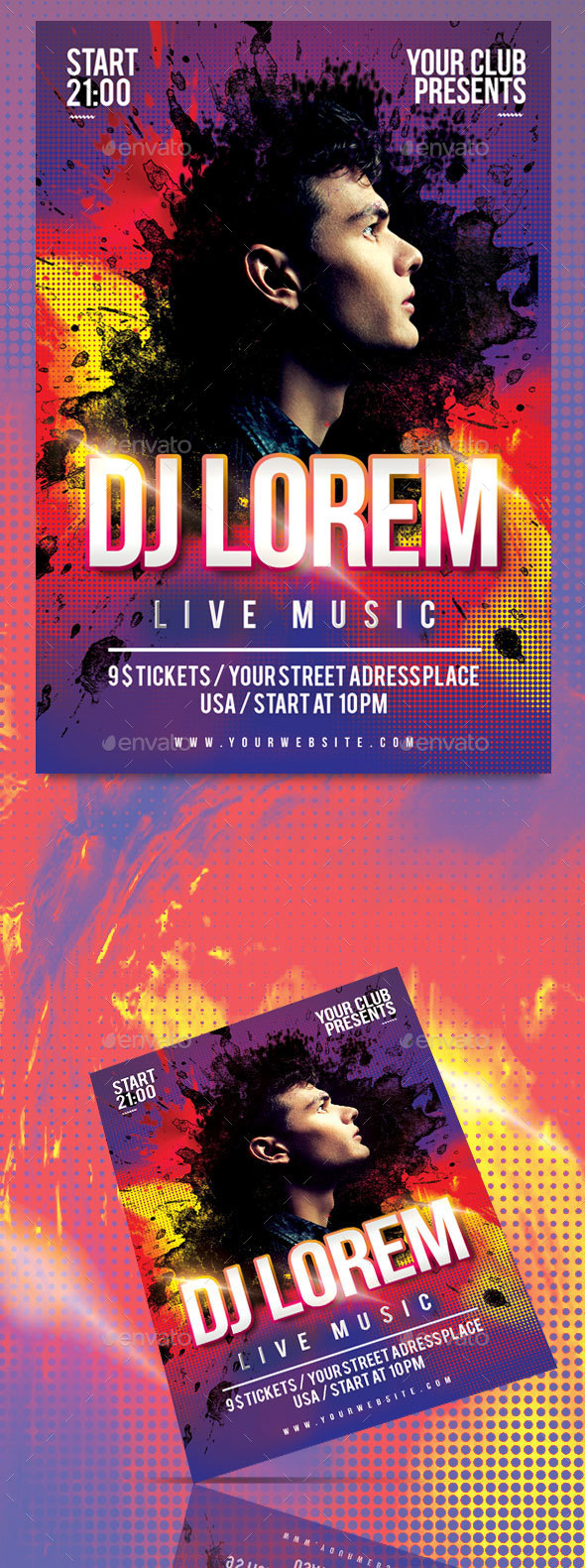 DJ Party Flyer - Clubs & Parties Events