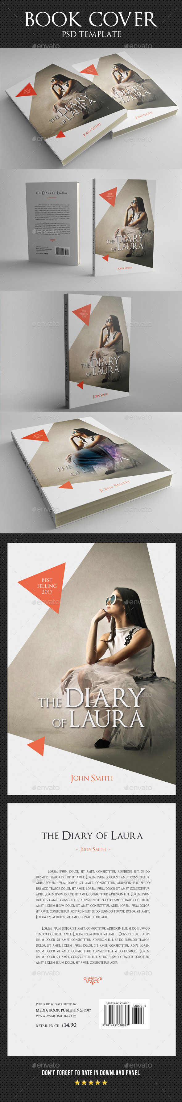 Book Cover Template 36 - Miscellaneous Print Templates