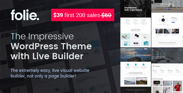 Folie | The WordPress Website Builder - Business Corporate