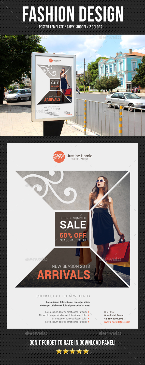 Fashion Poster 11 - Signage Print Templates