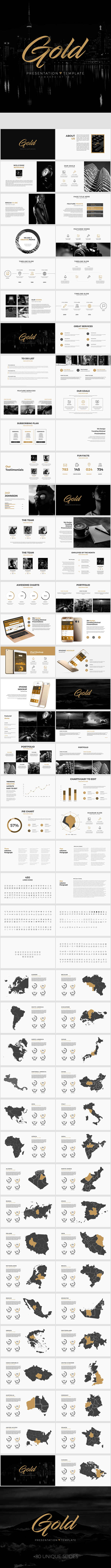 Gold - Clean PowerPoint Template