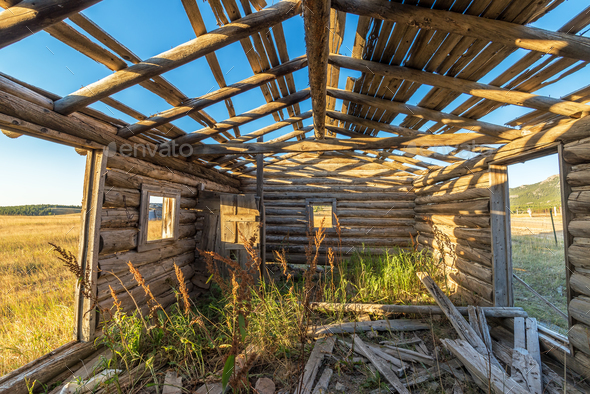 Abandoned Homestead Cabin - Stock Photo - Images