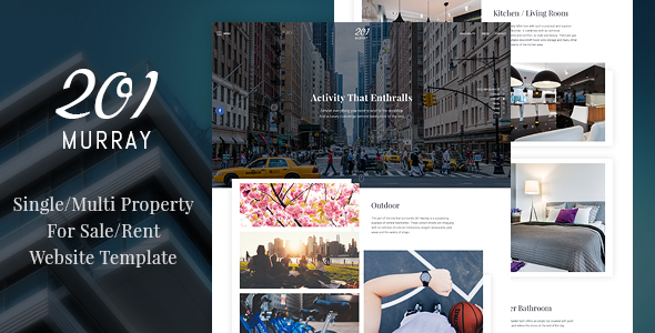 201 Murray - Single/Multi Property For Sale/Rent Website Template - Business Corporate