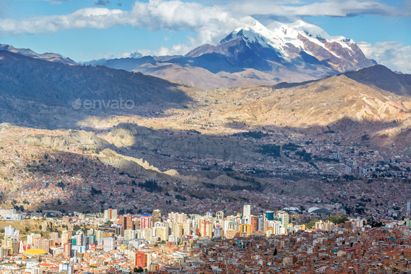 La Paz Cityscape - Stock Photo - Images