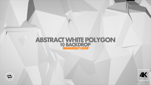 Abstract White Polygon Pack