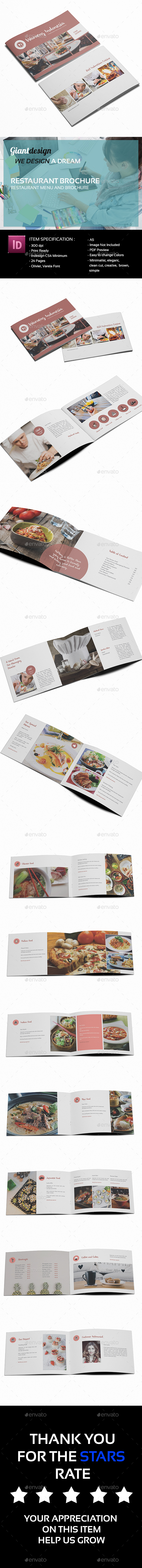 Restaurant Brochure - Brochures Print Templates