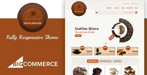 Chocolate - Multipurpose Stencil BigCommerce Theme - BigCommerce eCommerce