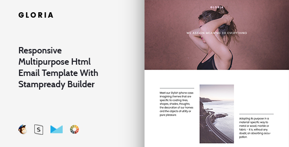 ThemeForest Gloria Responsive Multipurpose Email Template & Stampready Builder 20234123 ThemeForest Gloria Responsive Multipurpose Email Template & Stampready Builder 20234123