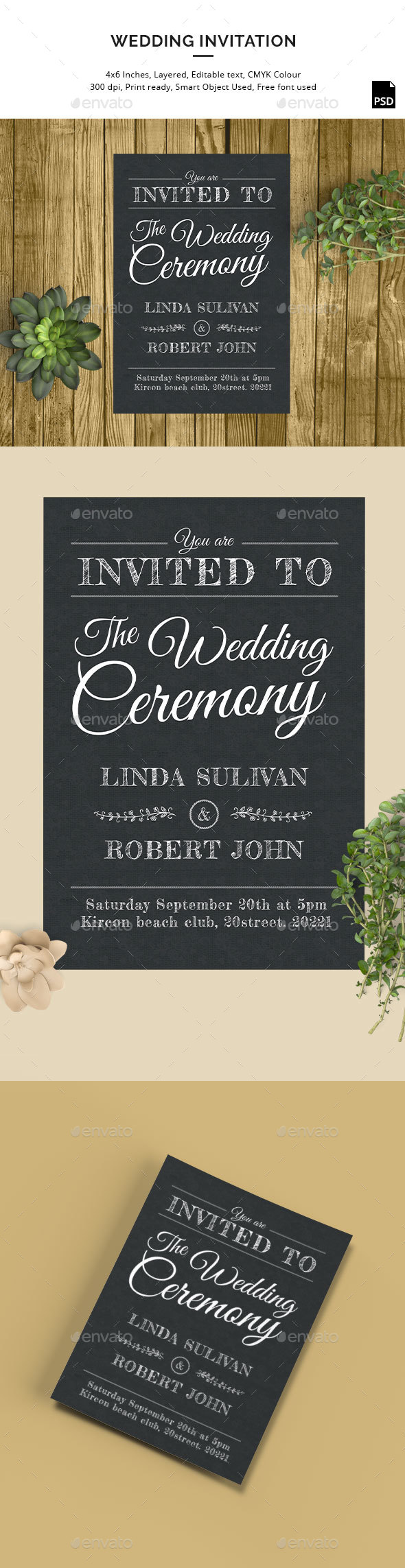 Wedding Invitation Template