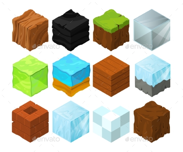 Cartoon Texture Illustration on Different - Objects Vectors