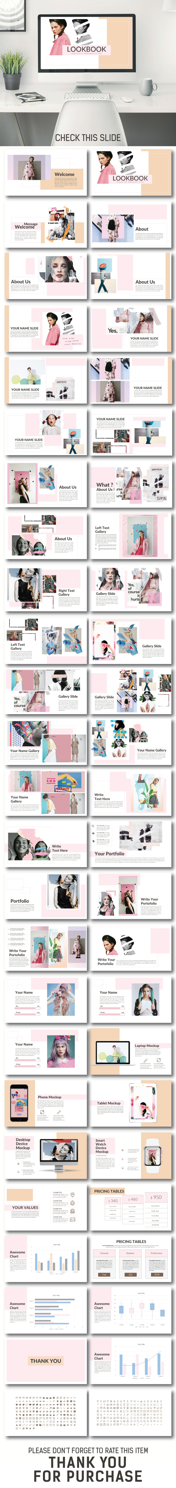 LookBook Powerpoint Presentation - Creative PowerPoint Templates