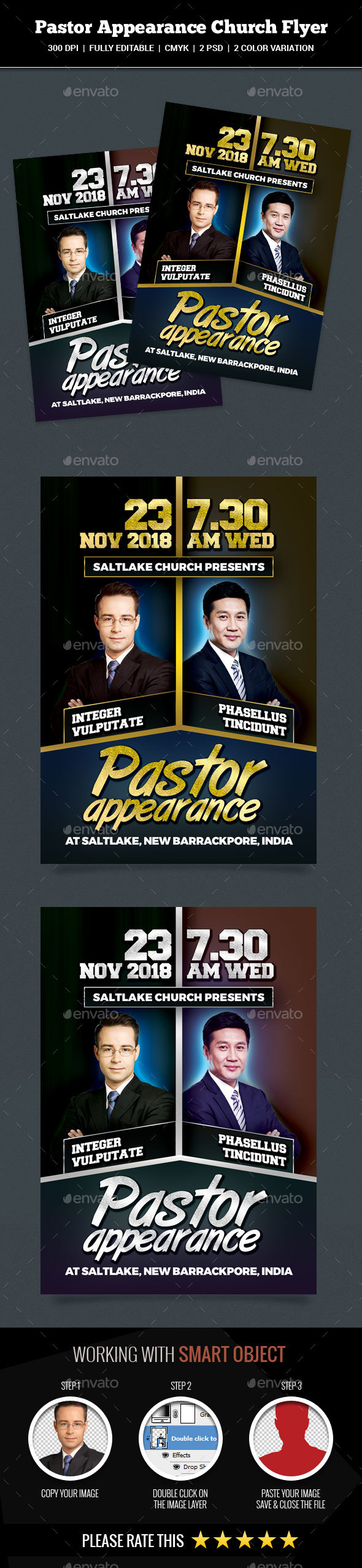 Pastor Appreciation Church Flyer - Church Flyers