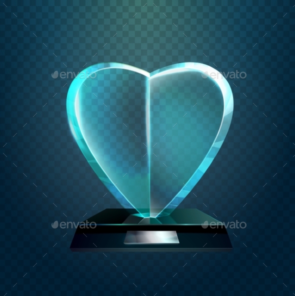 Winner Glassware Award Cup or Trophy - Miscellaneous Vectors