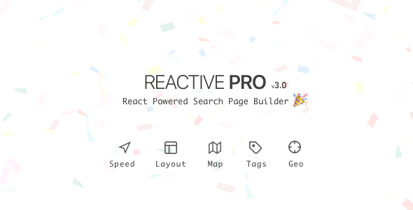 Reactive Pro - React Powered Search Page Builder - CodeCanyon Item for Sale