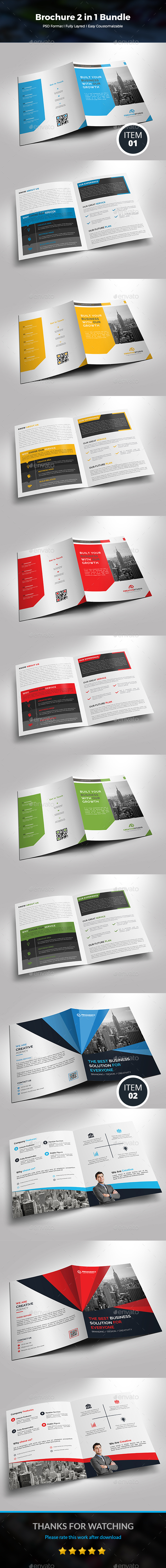 Bi-fold Brochure Bundle - Corporate Brochures