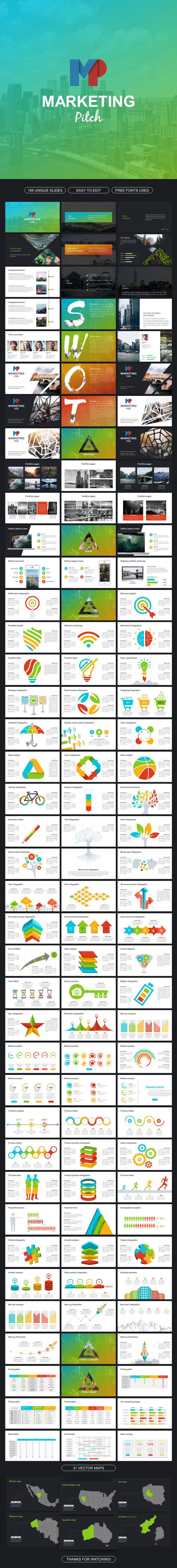Marketing Pitch - Google Slides Presentation Templates