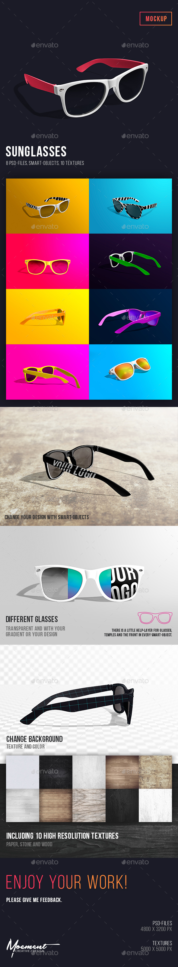 Sunglasses Mockup - Miscellaneous Apparel