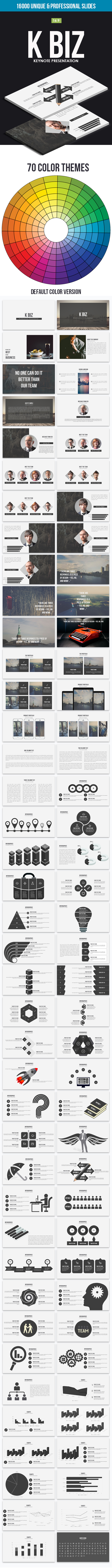 K Biz Keynote Template - Business Keynote Templates