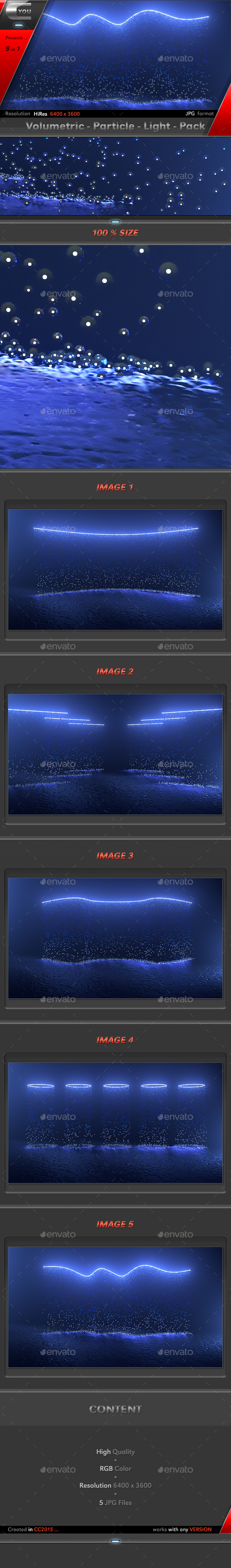 Volumetric Particle Light Pack - Abstract Backgrounds