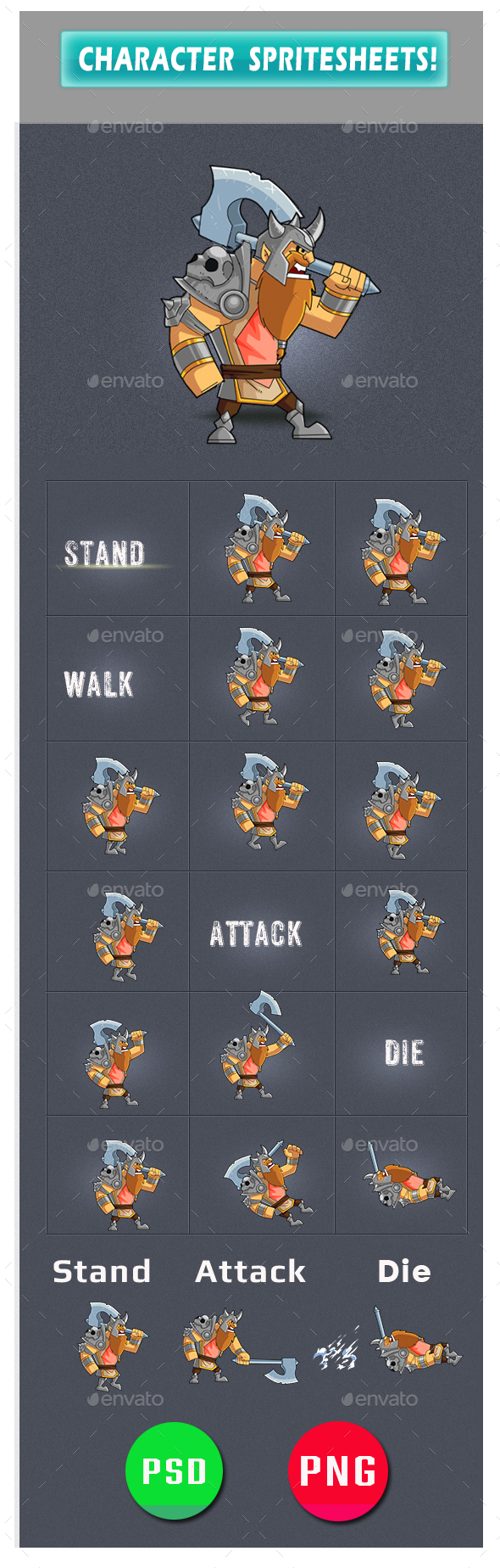 Enemy Game Assets - Sprites Game Assets