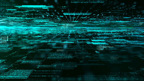 Digital Cyber Space Particles 01 alt