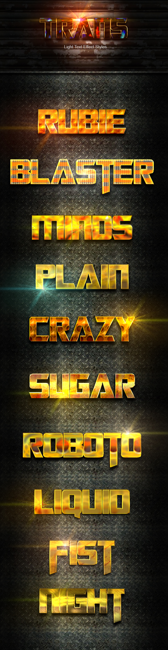 10 Photoshop Gold Text Effect Styles - Text Effects Styles