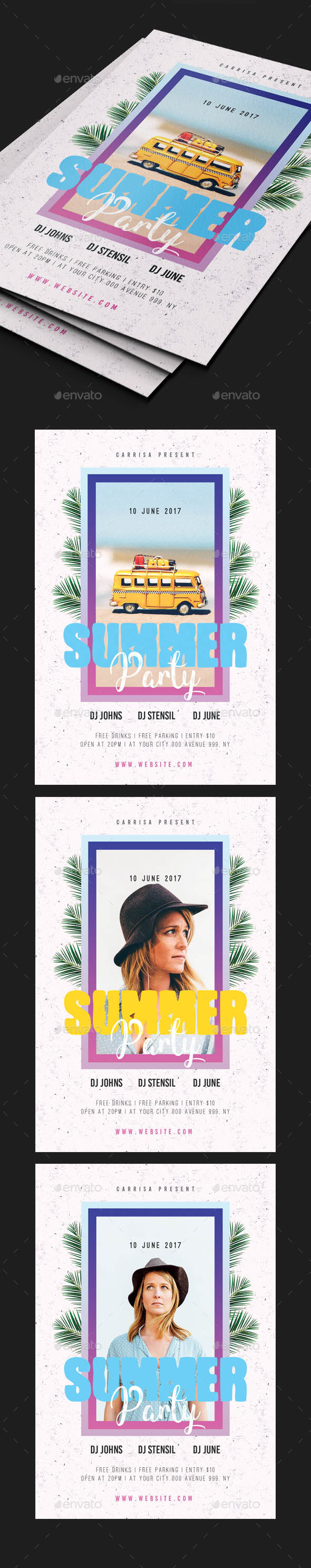 Summer Party Flyer - Clubs & Parties Events
