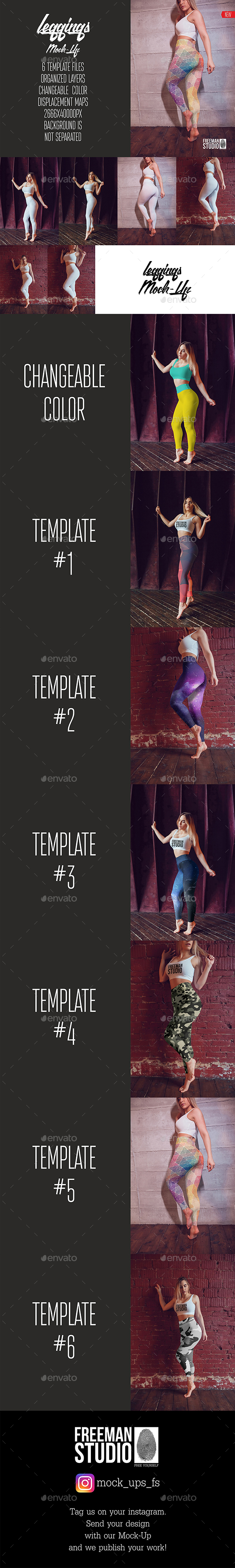 GraphicRiver Leggings Mock-Up Vol.2 2017 20327175 GraphicRiver Leggings Mock-Up Vol.2 2017 20327175