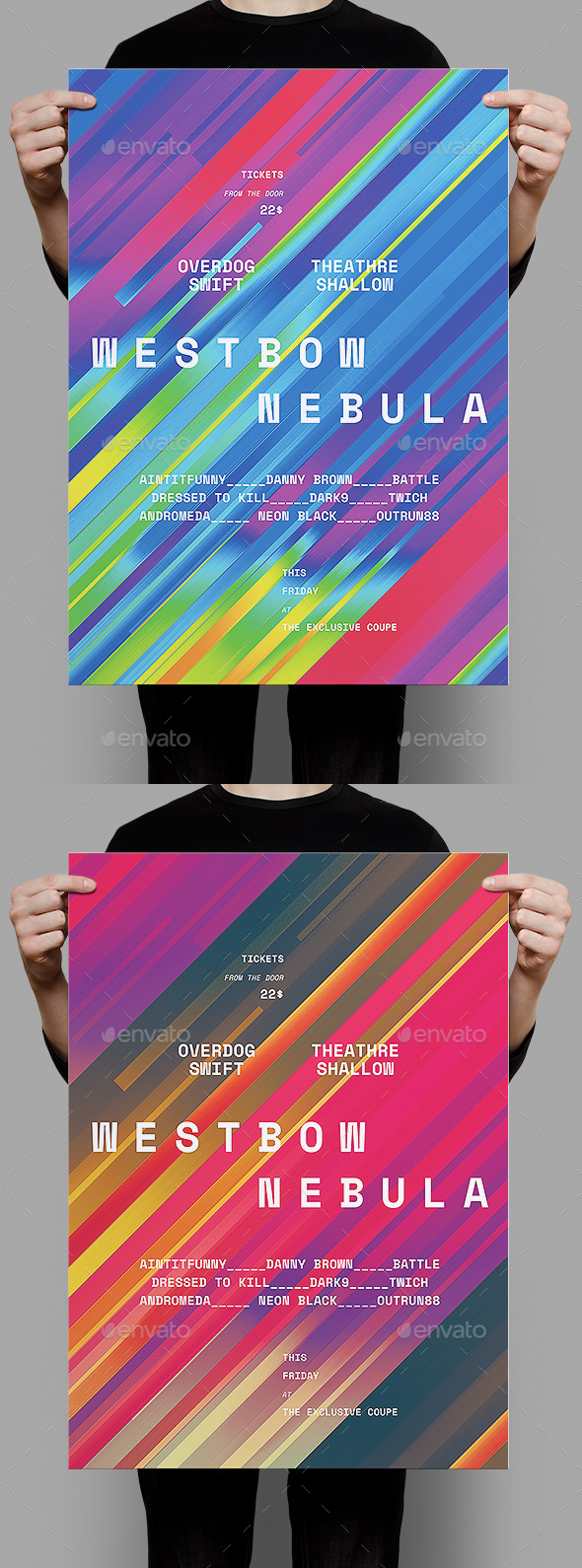 Westbow Nebula Poster / Flyer - Events Flyers