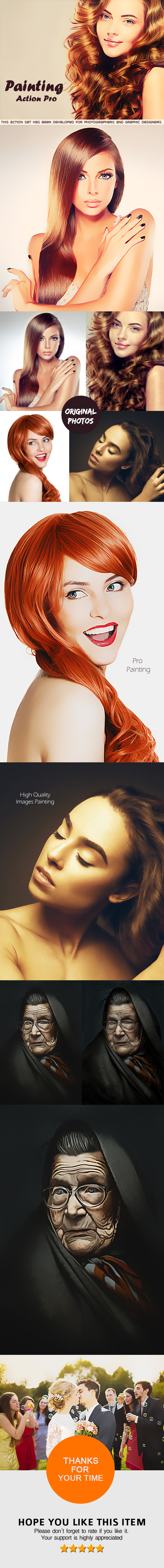 Painting Action Pro - Actions Photoshop