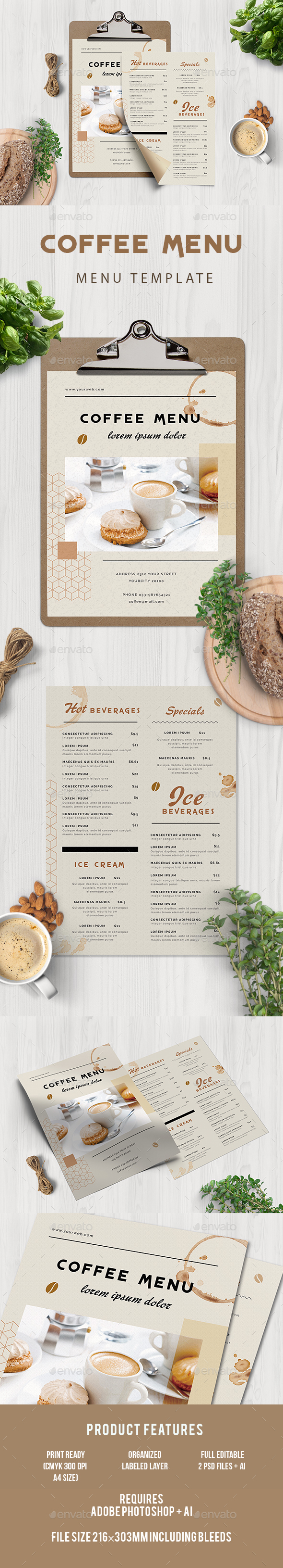 Coffee Menu